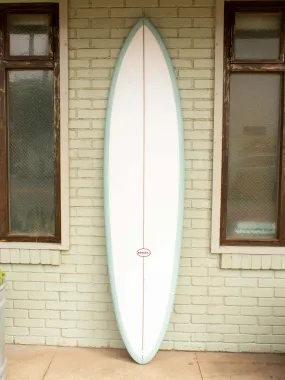 7'2 Mangiagli Channel Bottom Twin Pin