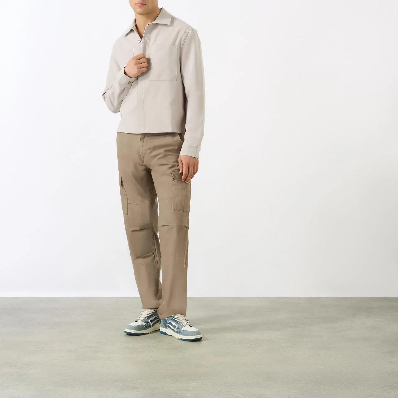 ABOUT:BLANK Utility-Style Overshirt - Grey