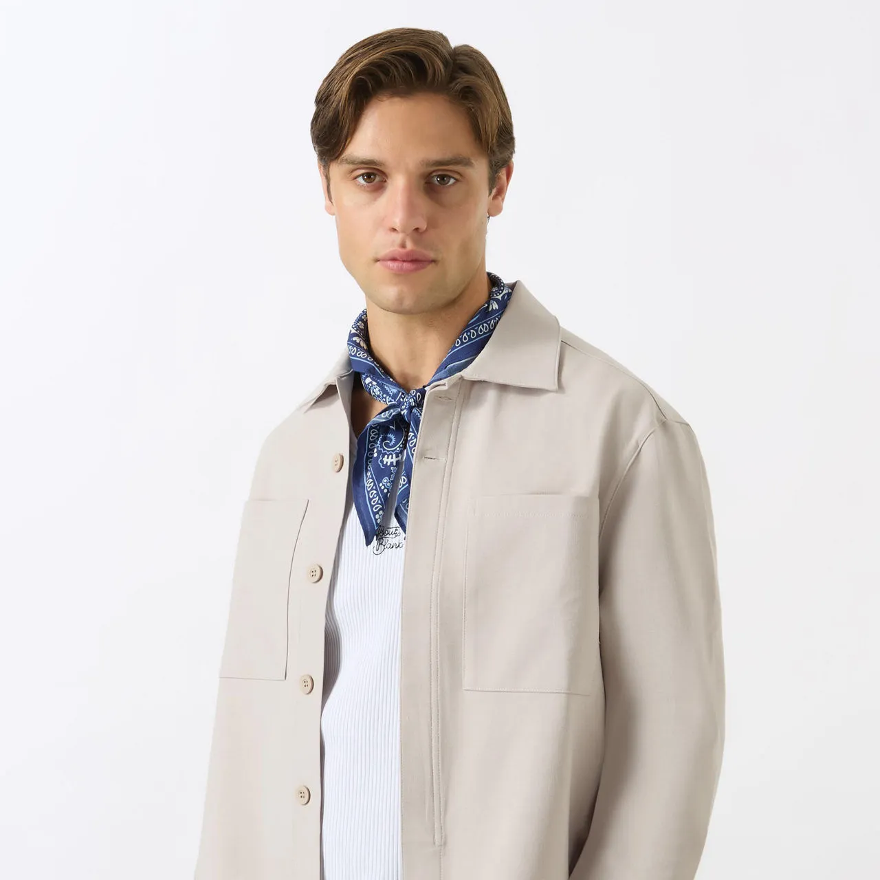 ABOUT:BLANK Utility-Style Overshirt - Grey