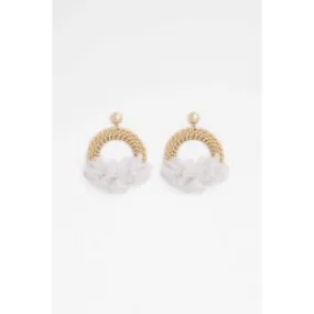 ALDO Dwilinna White Women Earrings|akgalleria.com