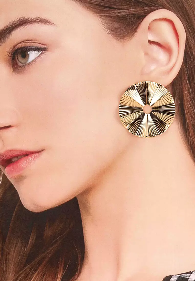 ALDO Fariola Round Button Earrings