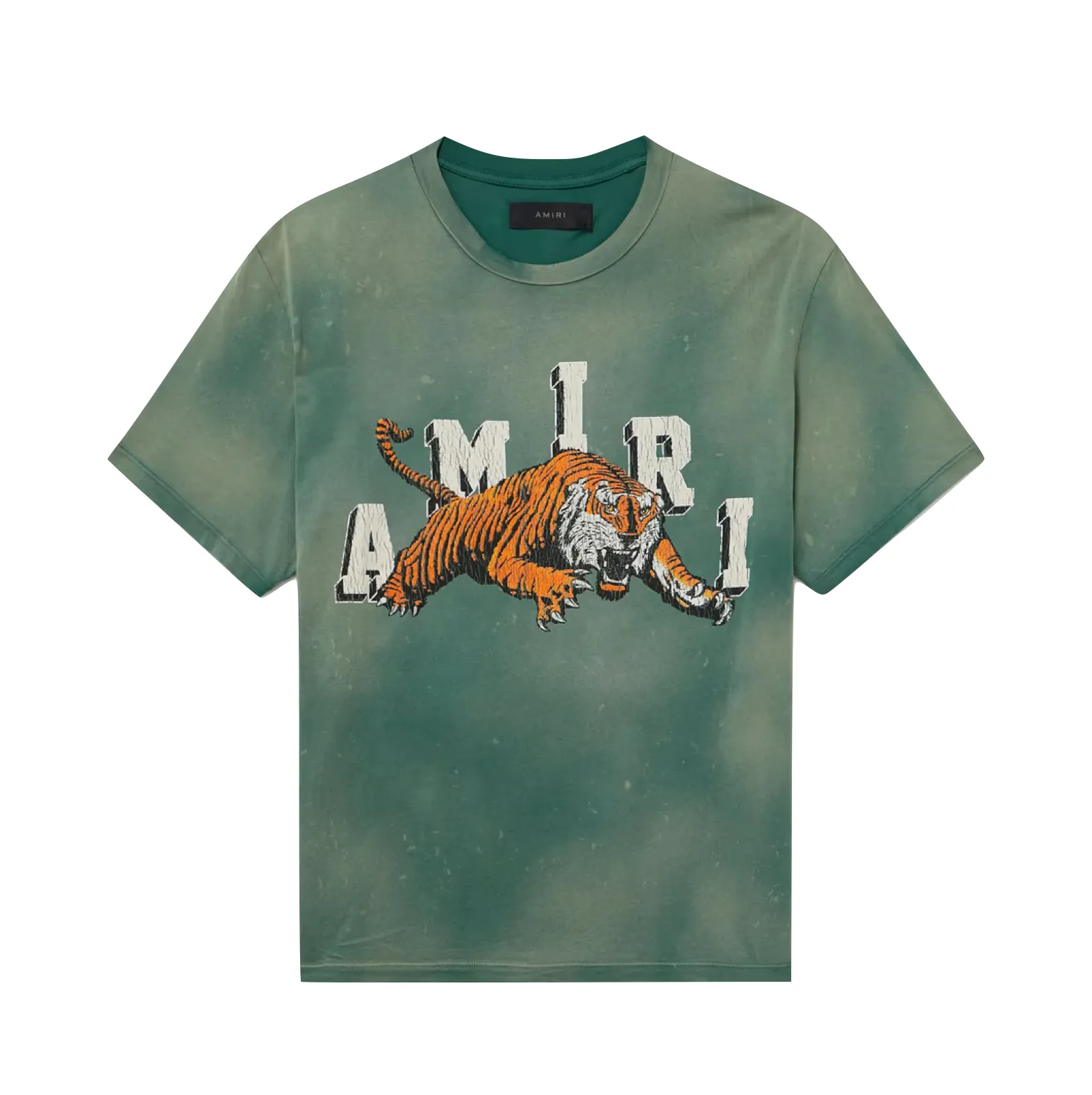 AMIRI VINTAGE TIGER TEE - GREEN