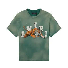 AMIRI VINTAGE TIGER TEE - GREEN