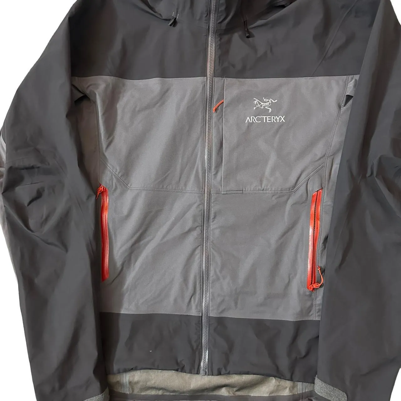 Arc'teryx Grey Black Red Goretex Jacket