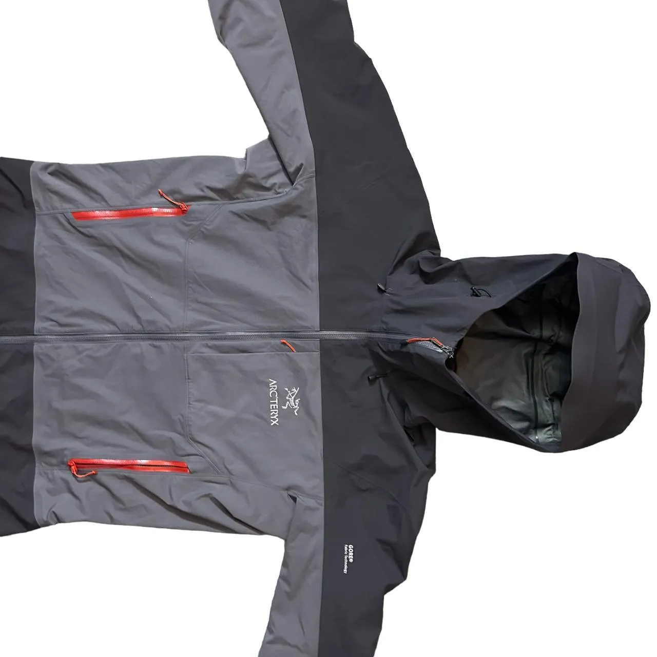 Arc'teryx Grey Black Red Goretex Jacket