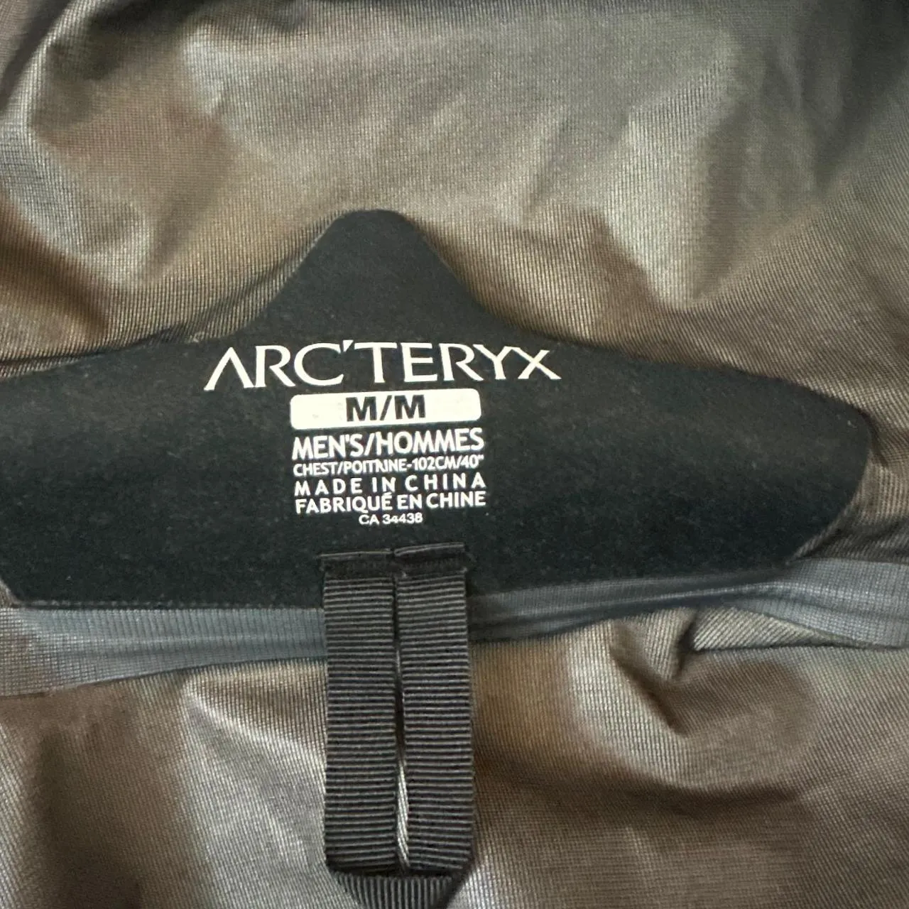 Arc'teryx Grey Black Red Goretex Jacket