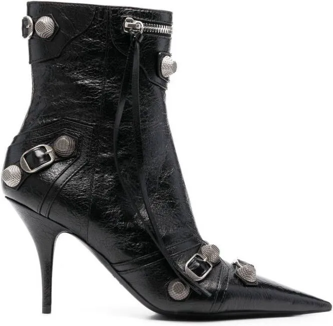 Balenciaga Cagole 90mm boots Black