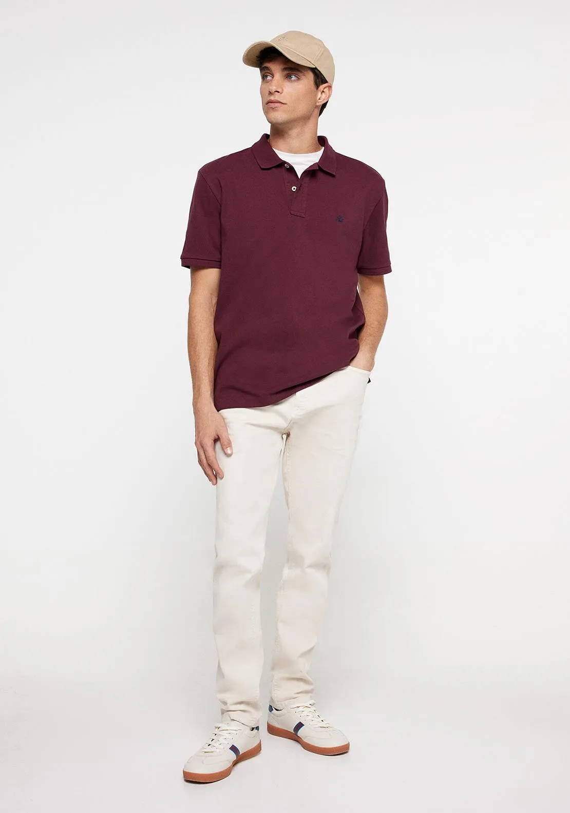 Basic piqué polo shirt