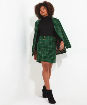 Beautifully Bold Check Skirt