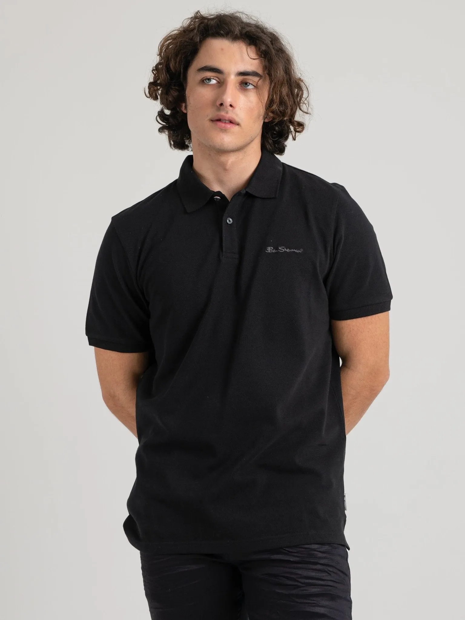 Ben Sherman Ben Polo Ss Black