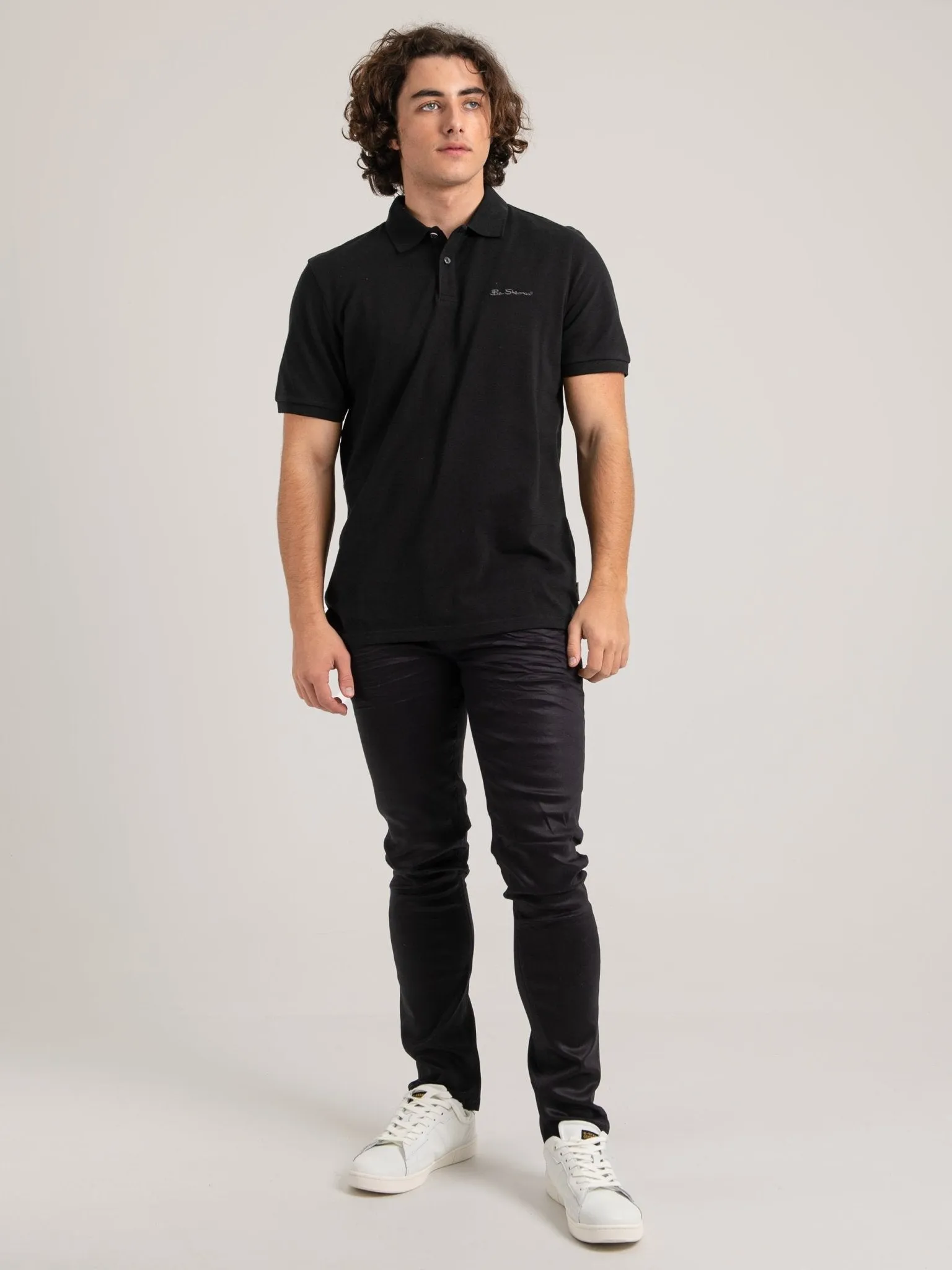 Ben Sherman Ben Polo Ss Black