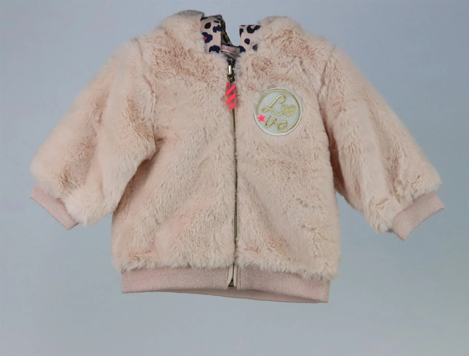 BILLIEBLUSH BABY GIRLS FAUX FUR JACKET 12 MONTHS