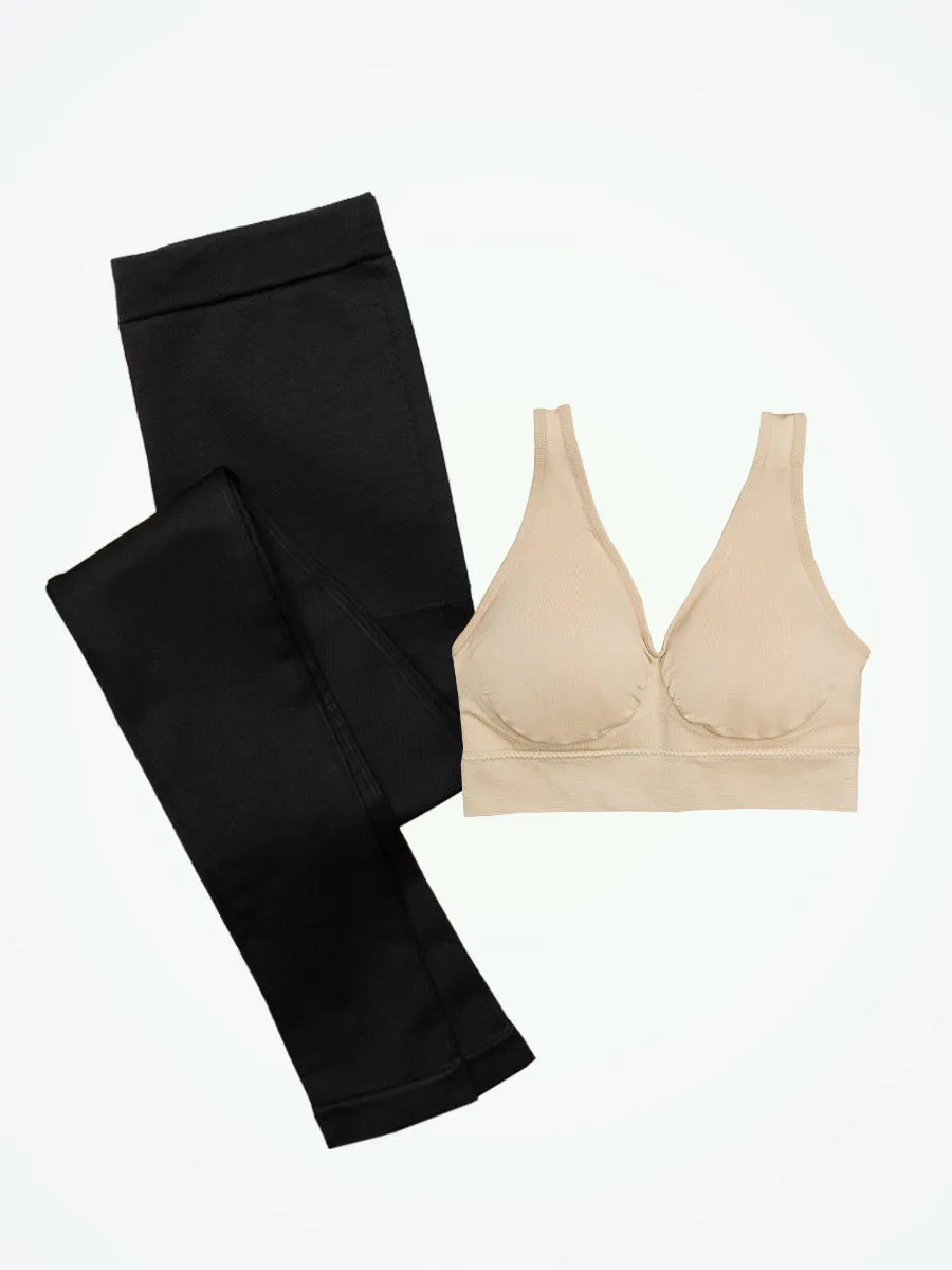 Bundle Truekind & Shapermint Essentials - 1 Bralette + 1 High-Waisted Shaping Leggings