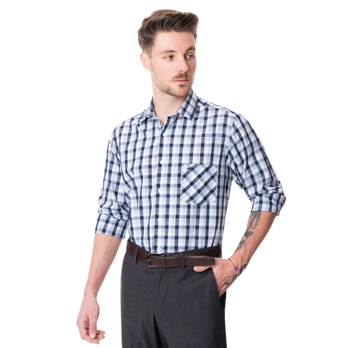 Camisa Azul Vermonti