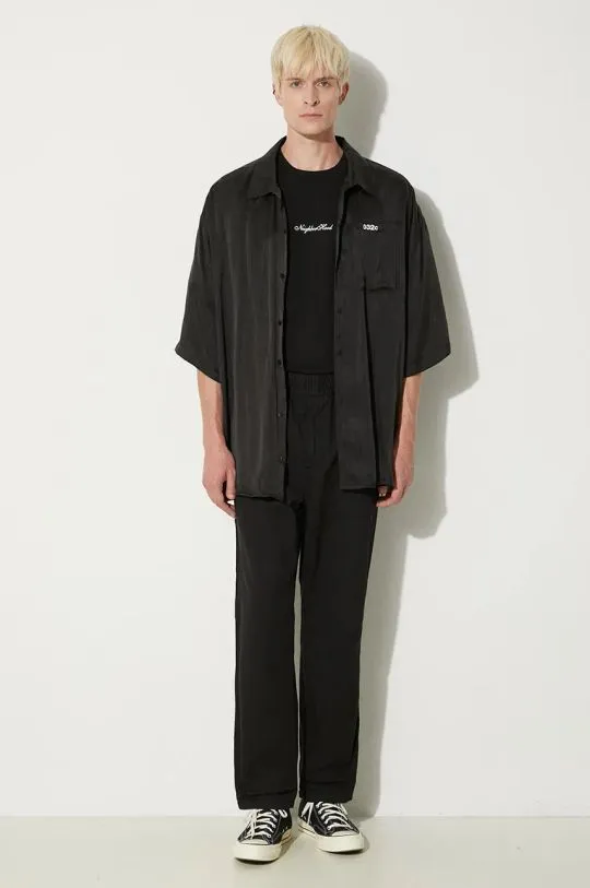 Carhartt WIP cotton trousers Flint Pant black color