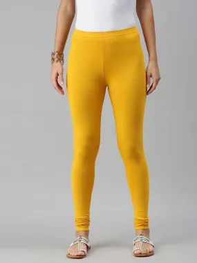 Churidar Leggings-Mustard