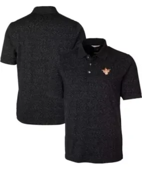 Cutter & Buck Men's NCAA Texas Longhorns Big & Tall Advantage Tri-Blend Space Dye DryTec Polo