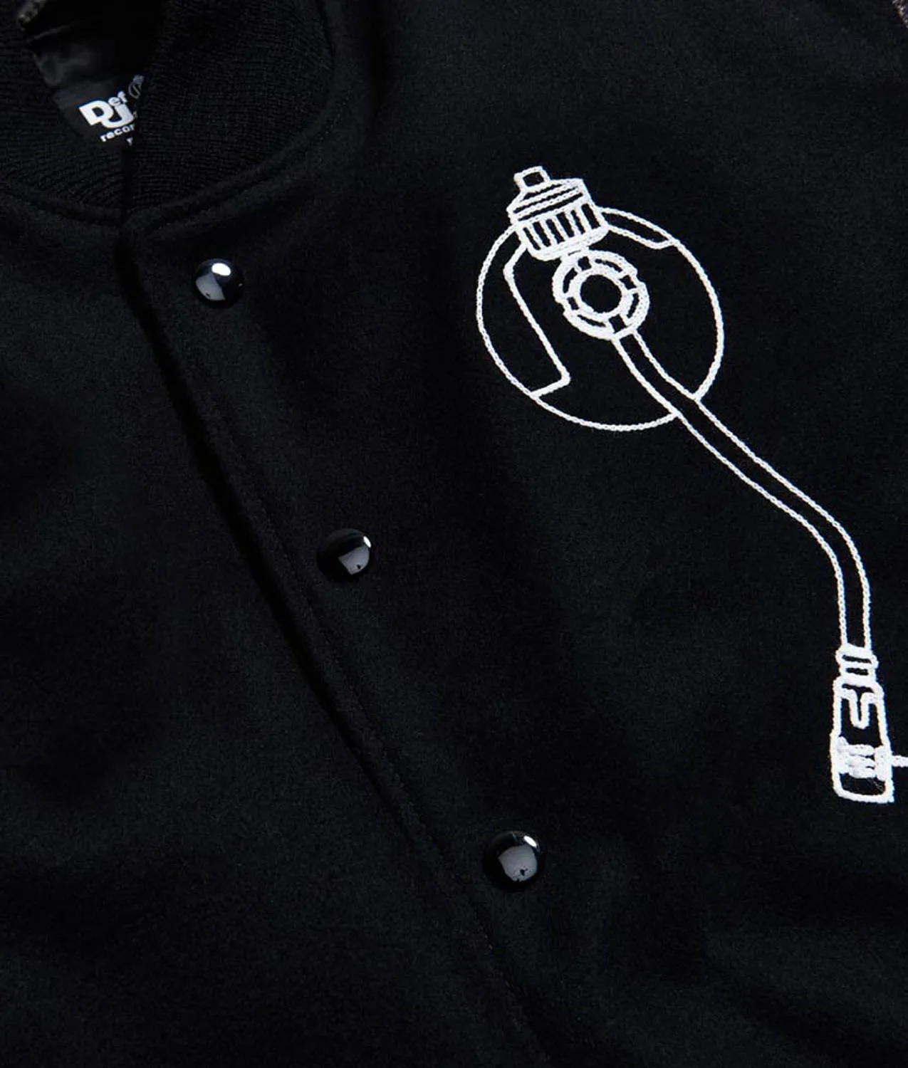 Def Jam Varsity Jacket | Black Bomber Jacket - Abbraci