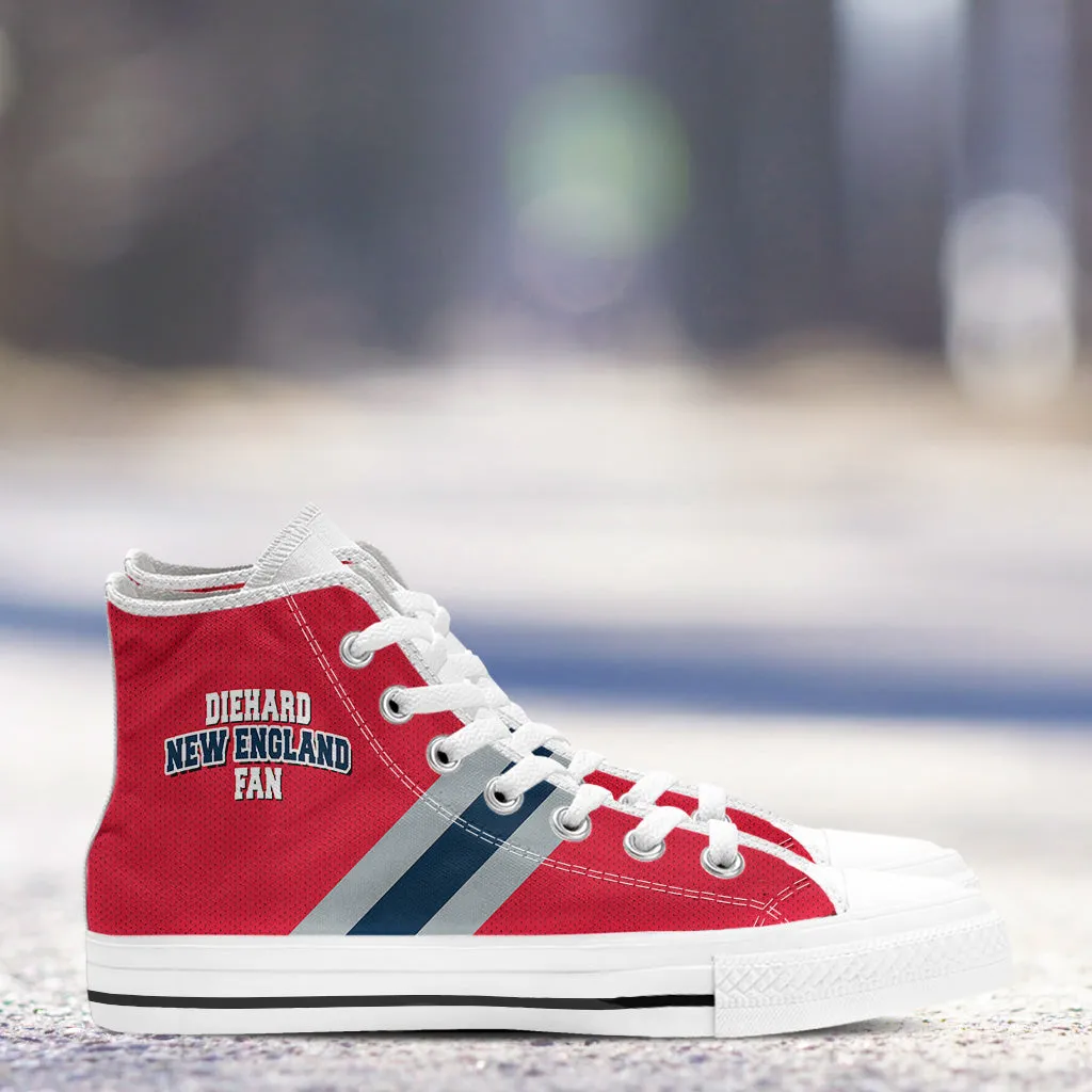 Diehard New England Fan Sports High Top Shoes