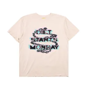 Diet Starts Monday Chain Tee SS Tee - Sand