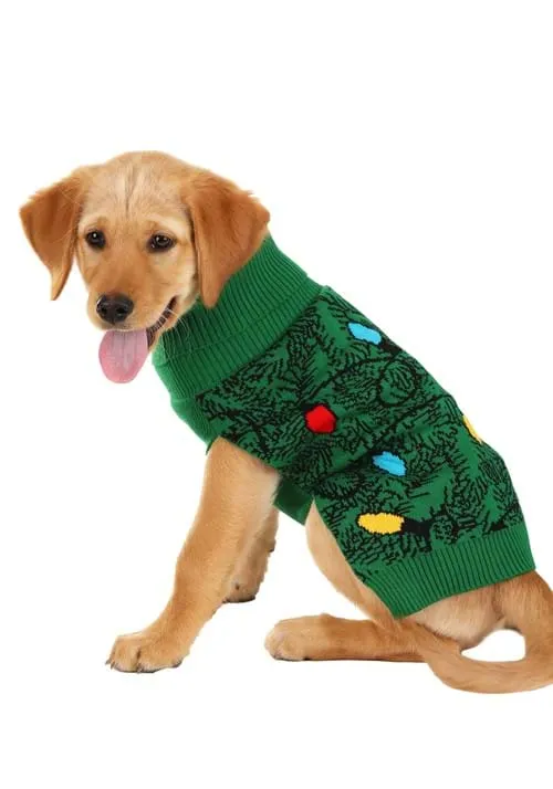 Dog Christmas Tree Sweater