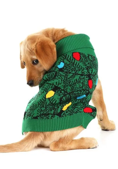 Dog Christmas Tree Sweater