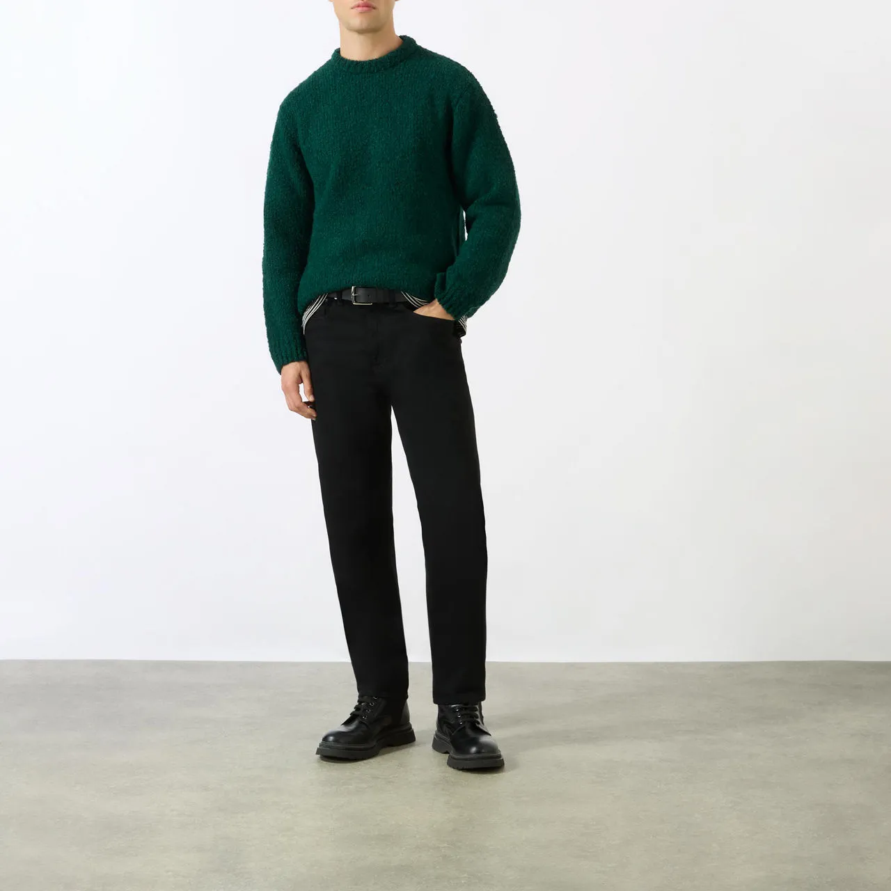 EDWIN Dun Knit Sweater - Green