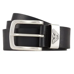 Emporio Armani Logo Buckle Belt