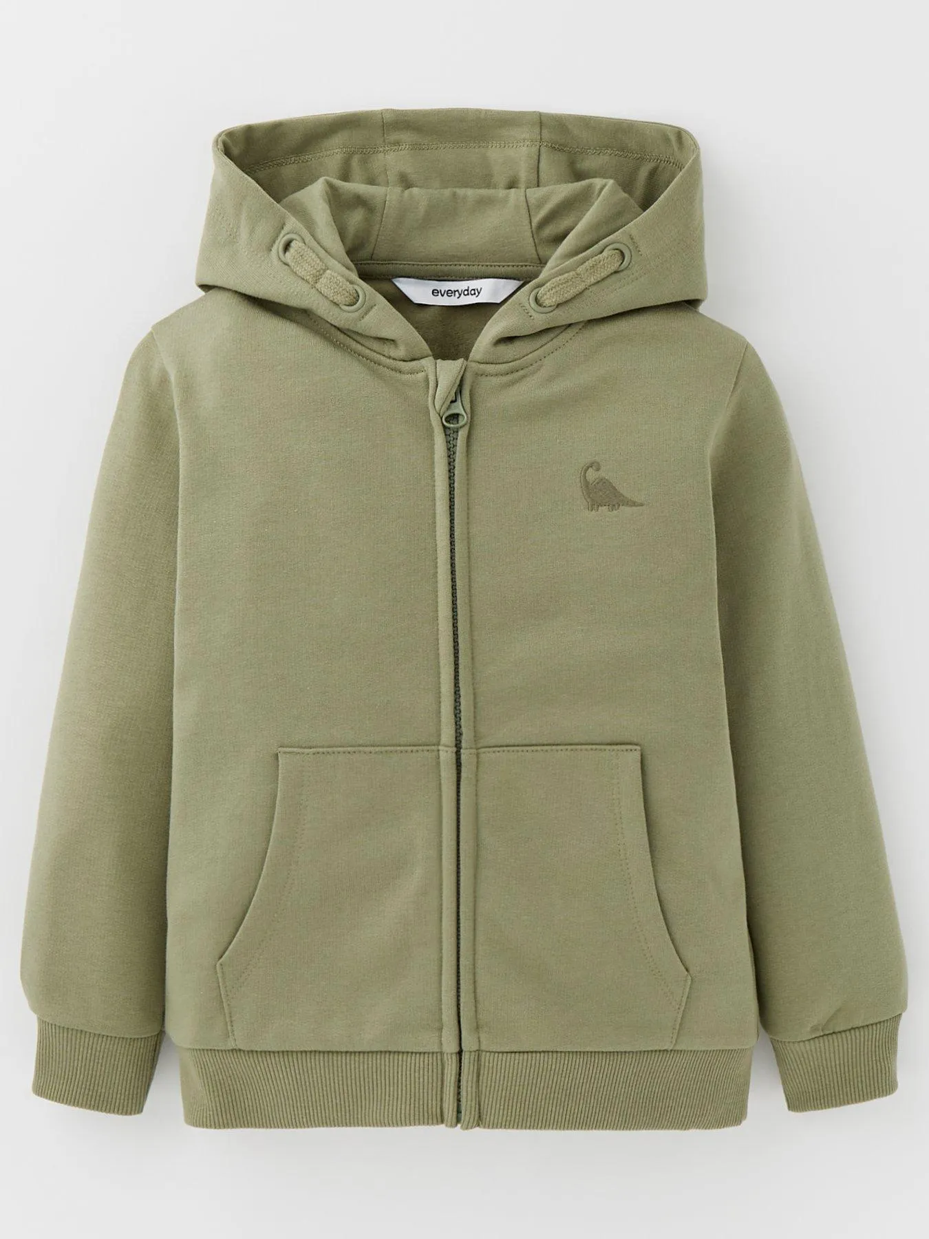 Everyday Boys Khaki Zip Through Hoody