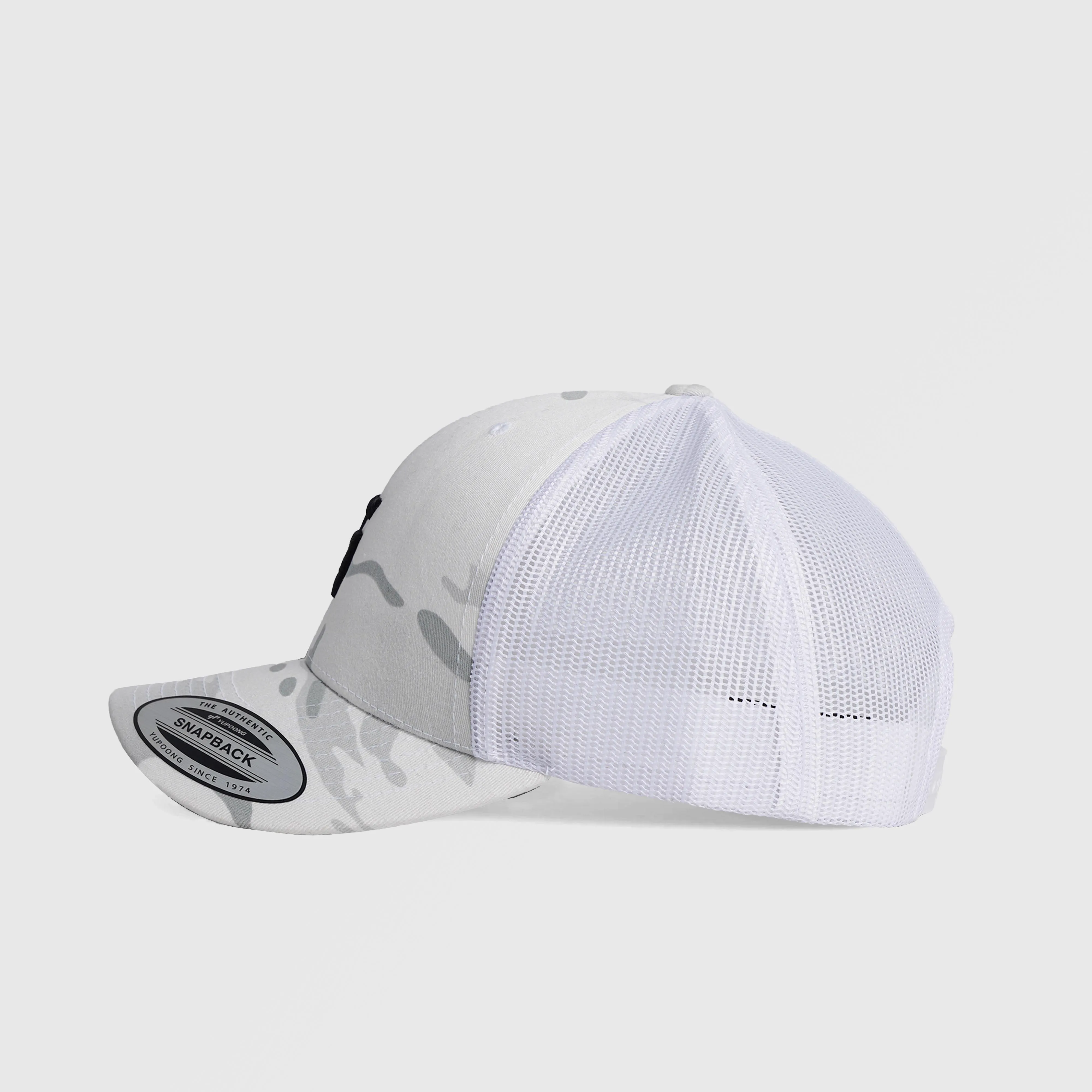 GA Camouflage Trucker Cap (White)