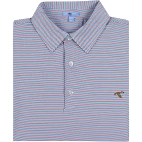 GenTeal Apparel Hairline Stripe Performance Polo