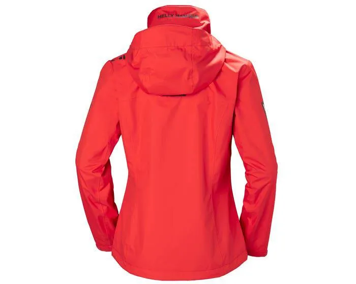 Helly Hansen Women's Crew Hooded Jacket Alert Red & Red