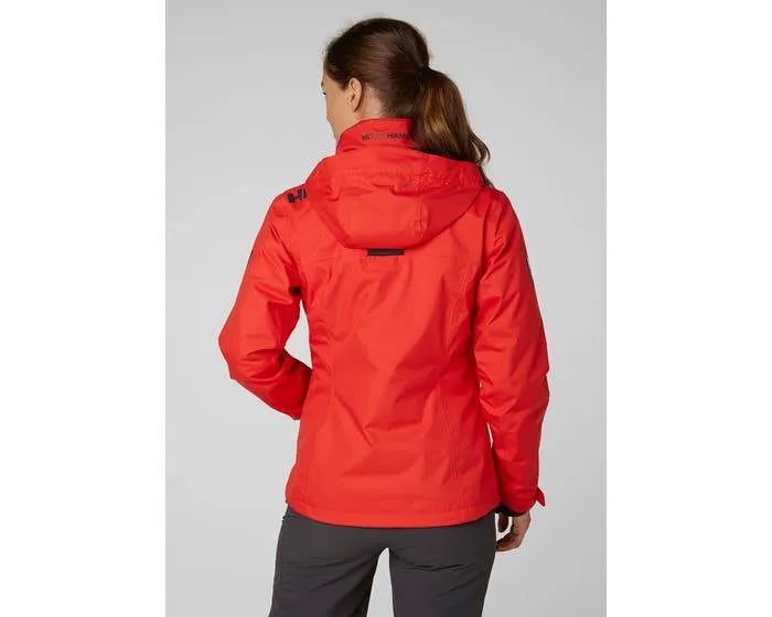 Helly Hansen Women's Crew Hooded Jacket Alert Red & Red