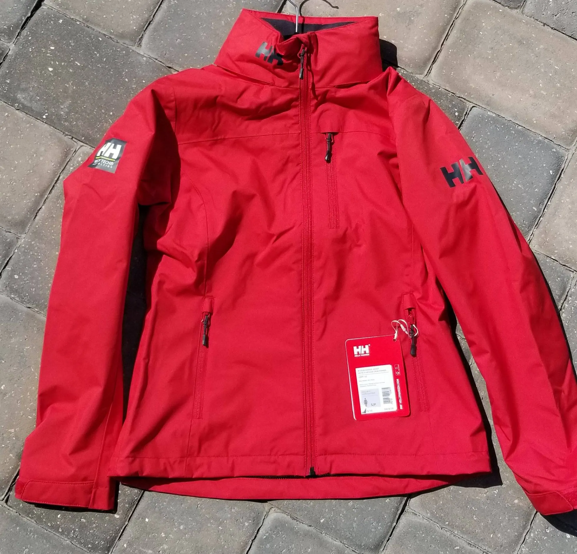 Helly Hansen Women's Crew Hooded Jacket Alert Red & Red