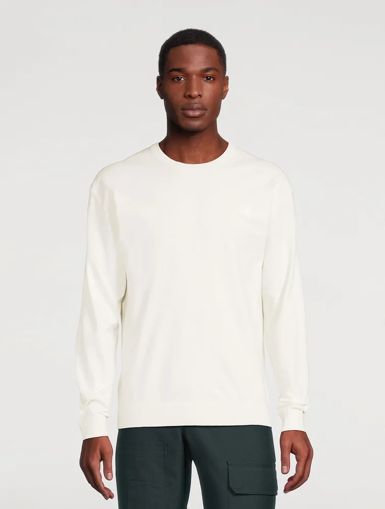 HELMUT LANG Seamed Crewneck Sweater