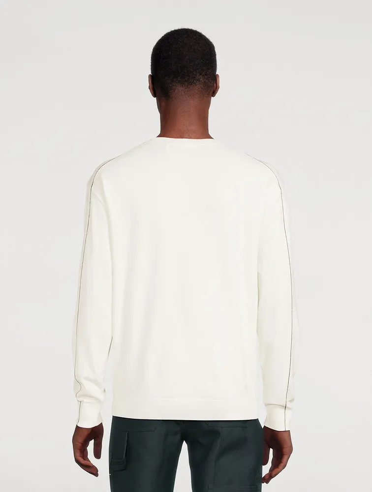 HELMUT LANG Seamed Crewneck Sweater