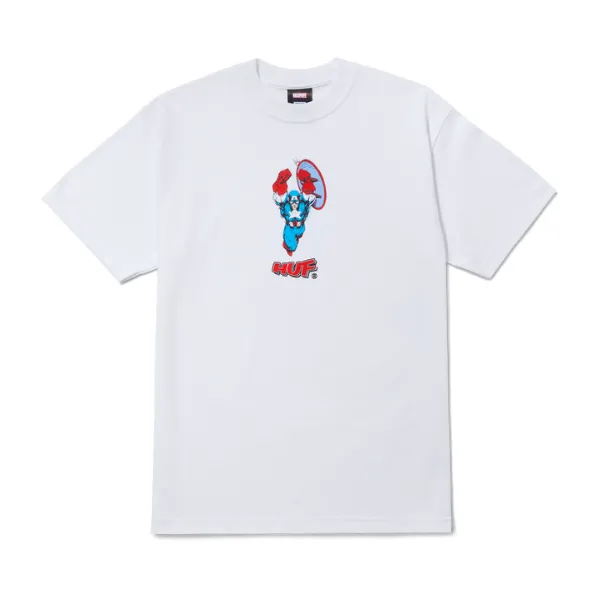 Huf Cap No Cap S/S T-Shirt - White