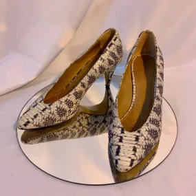 Isabel Marant pre-loved snakeskin heels