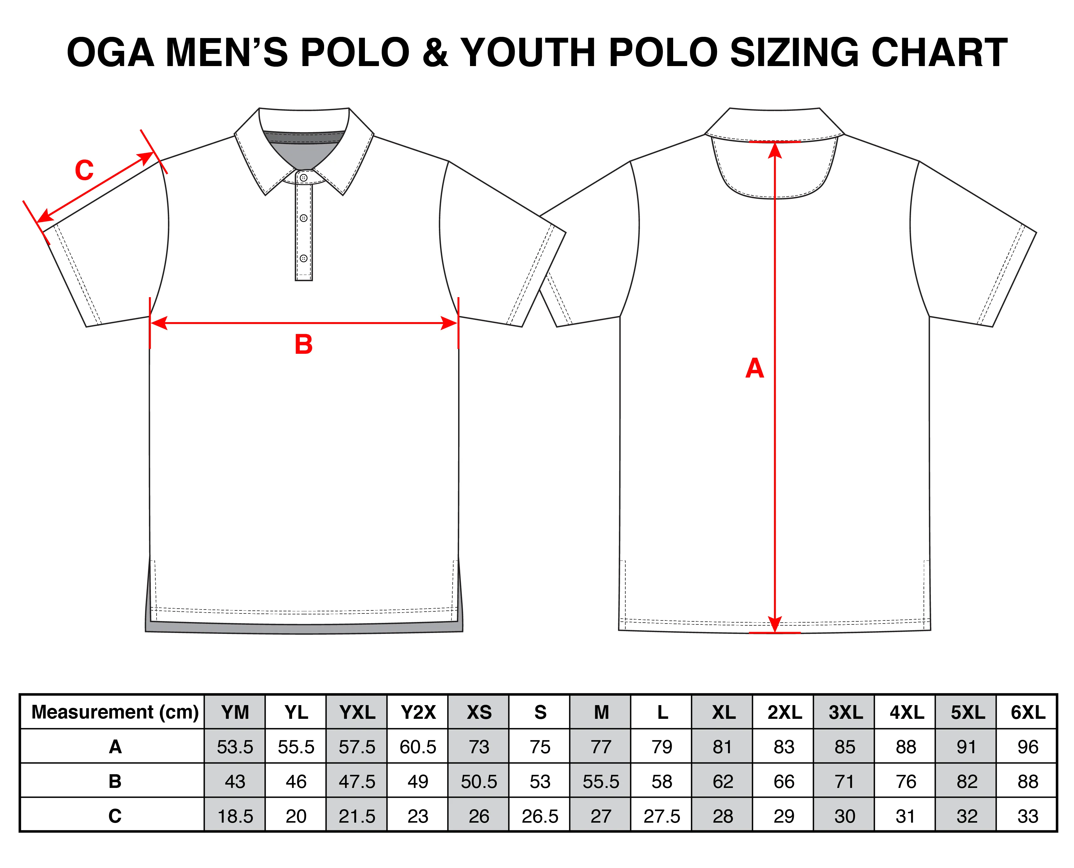 Iwa Flock Ocean Cloud- OGA Youth Polo - Blue / White