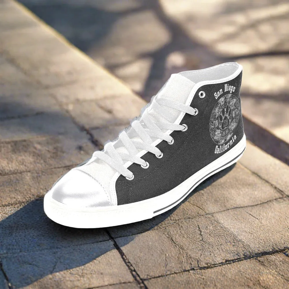 K9 San Diego Women's Classic High Top Canvas Shoes