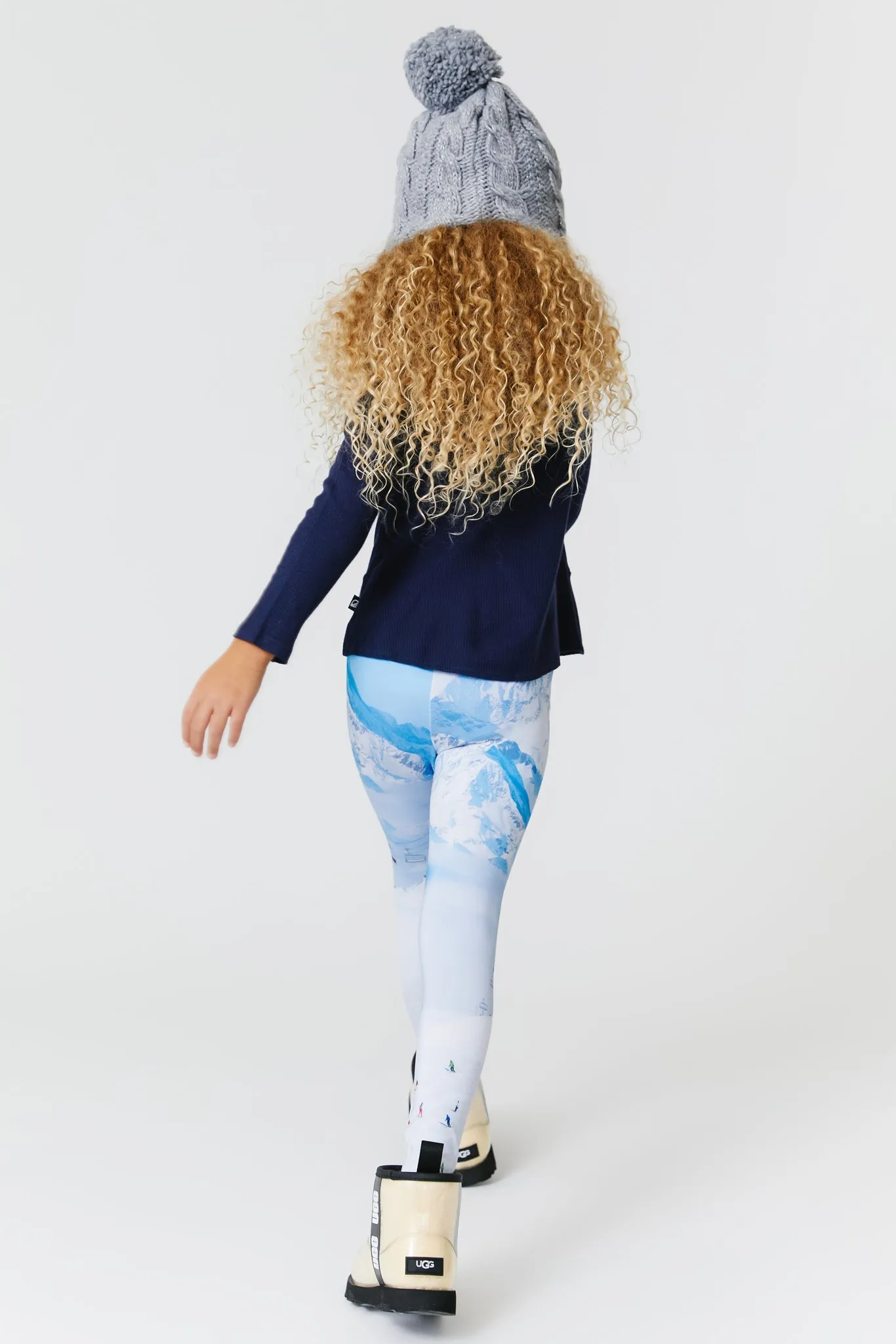 Kids Leggings in Ski Trip