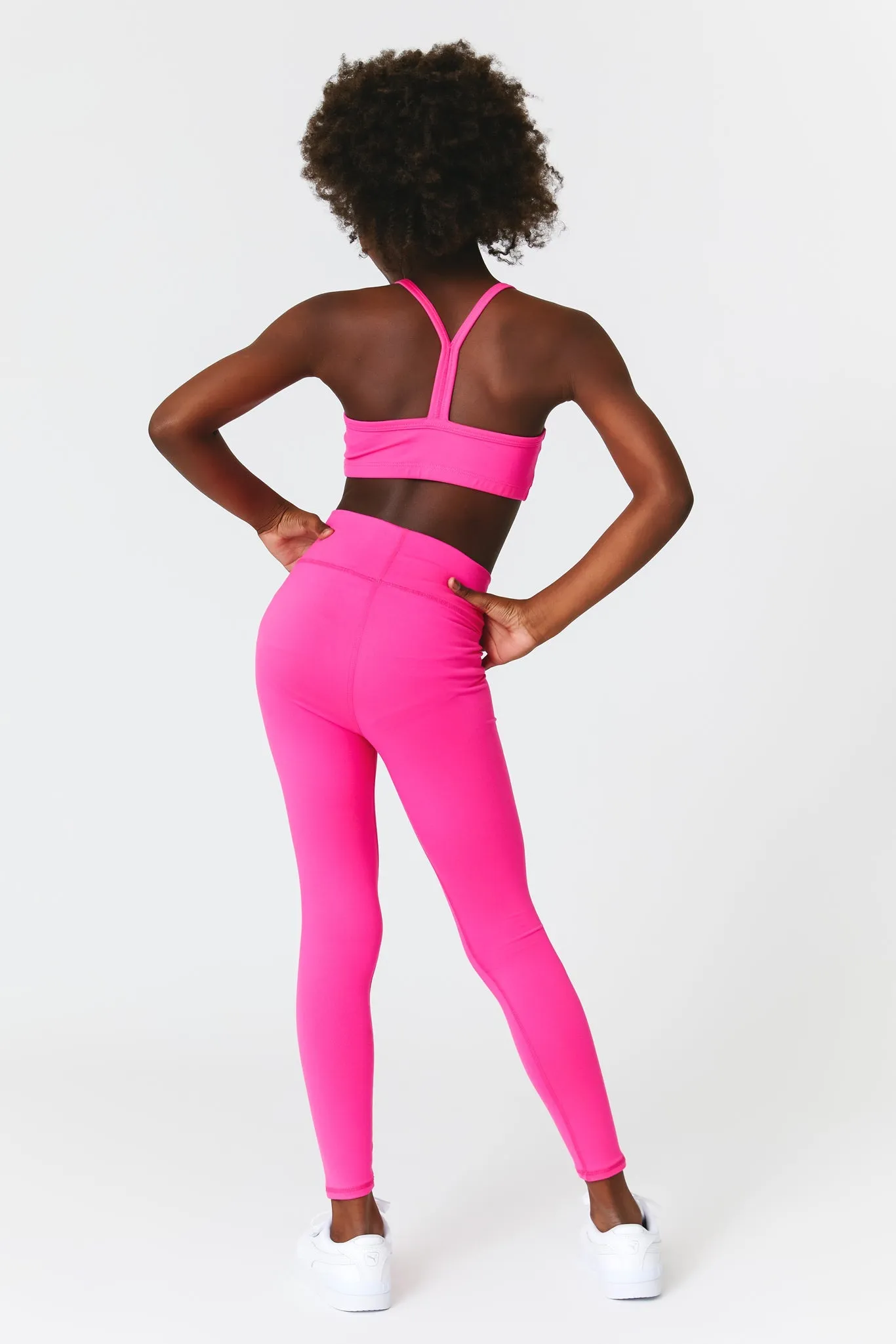 Kids TLC Leggings in Terez Pink