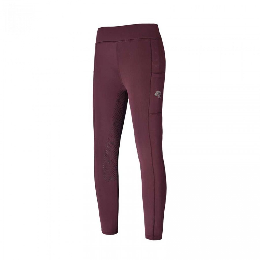 Kingsland Kacy full grip kinder riding tights Red Port Royal