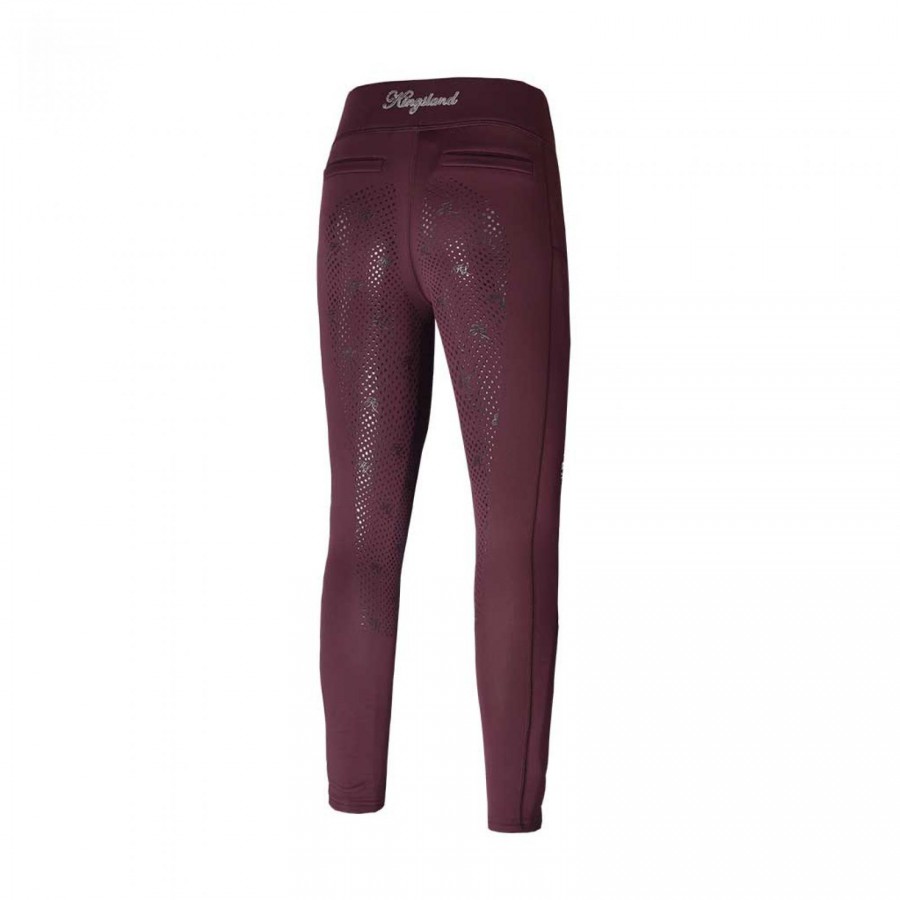 Kingsland Kacy full grip kinder riding tights Red Port Royal