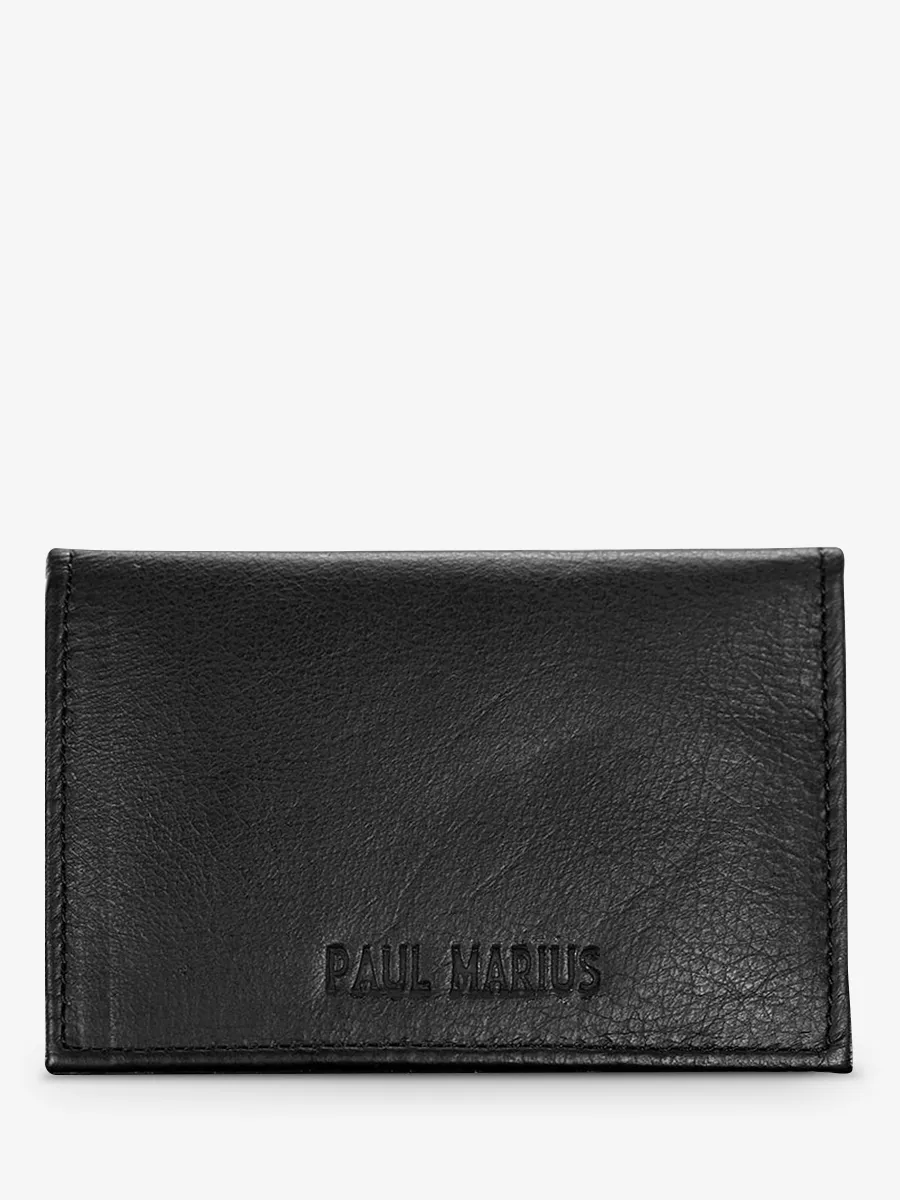 leather card holder Black - LePortefeuille ALDO Black | PAUL MARIUS