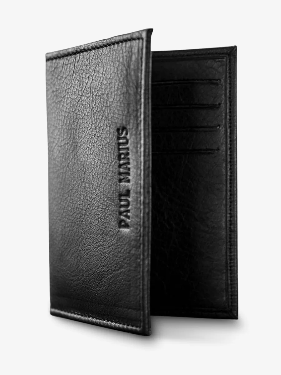 leather card holder Black - LePortefeuille ALDO Black | PAUL MARIUS