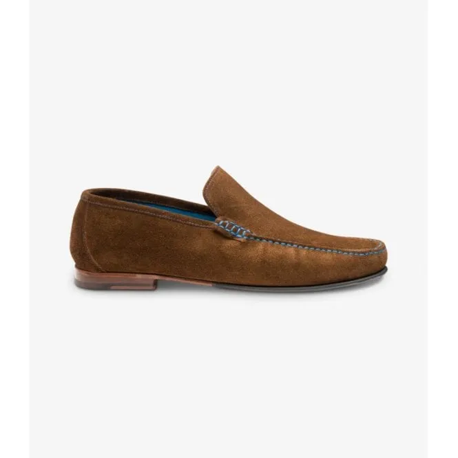 Loake Mens Nicholson Shoe in Polo Suede