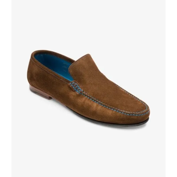 Loake Mens Nicholson Shoe in Polo Suede