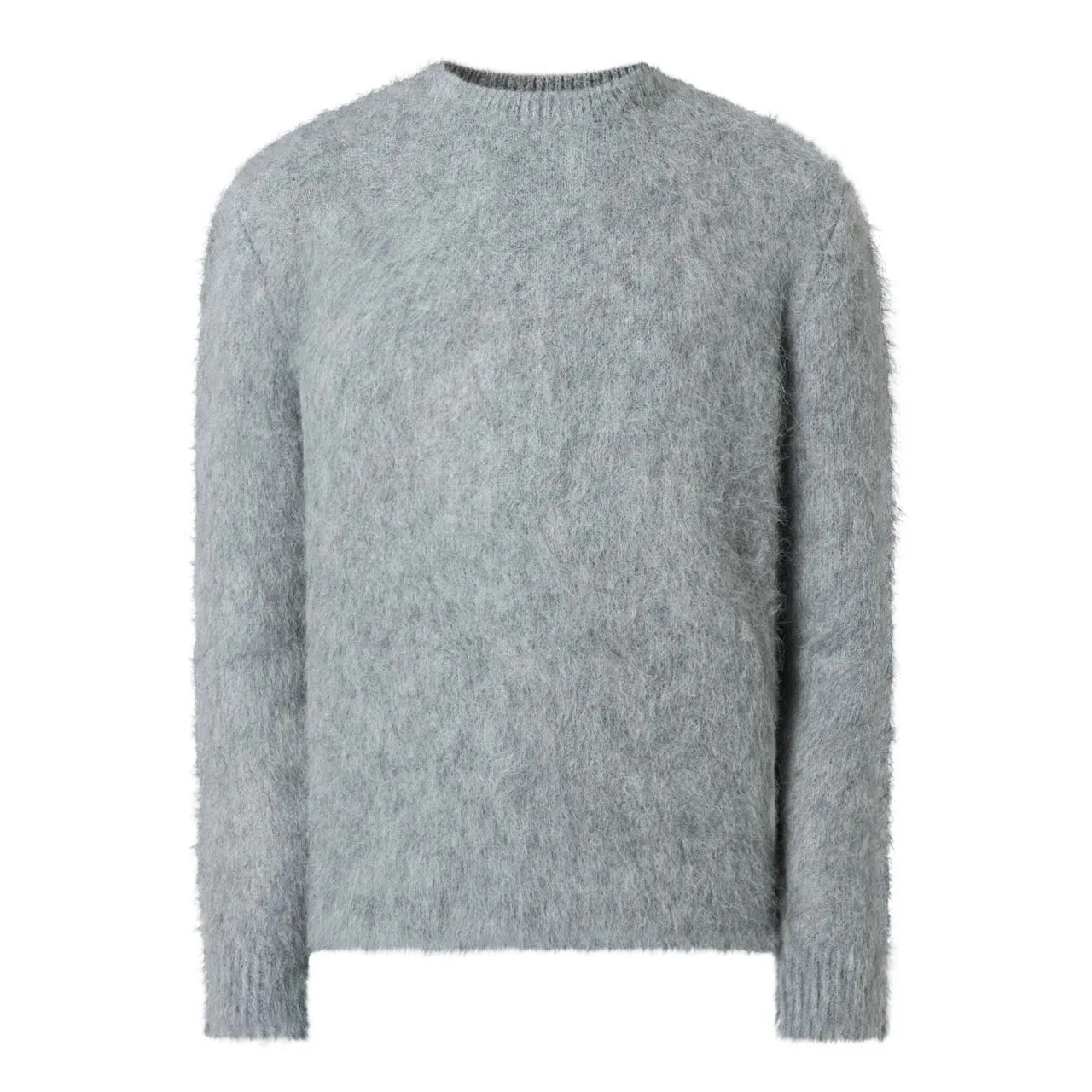 LOEWE Brush Stroke Jacquard Sweater - Grey