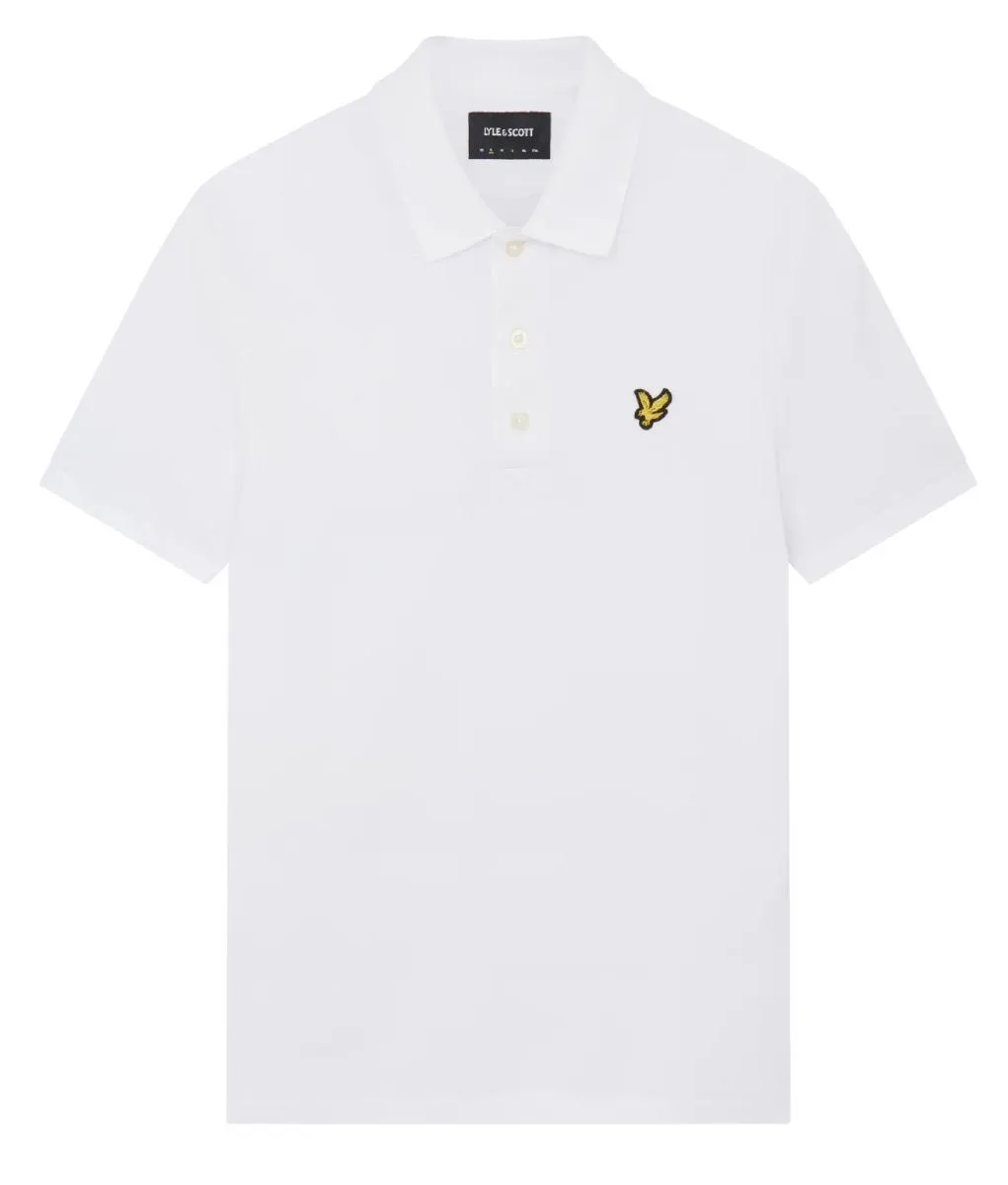 Lyle & Scott Casual Short Sleeve Polo Shirt White